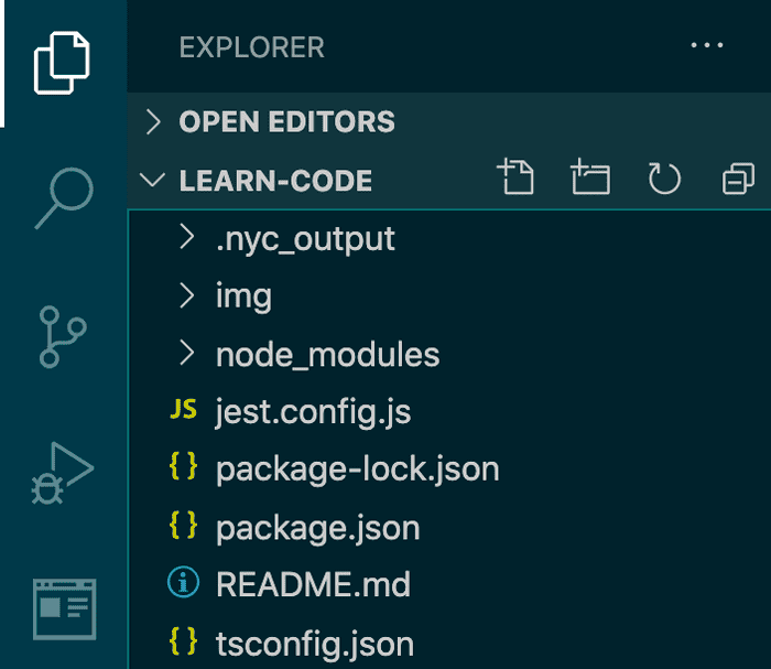 VS Code File Explorer