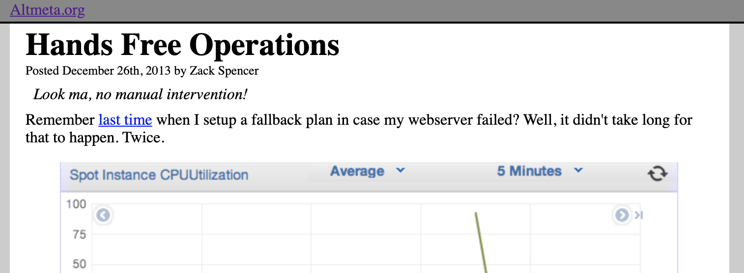 Screenshot of previous appearance of website in glorious
purple