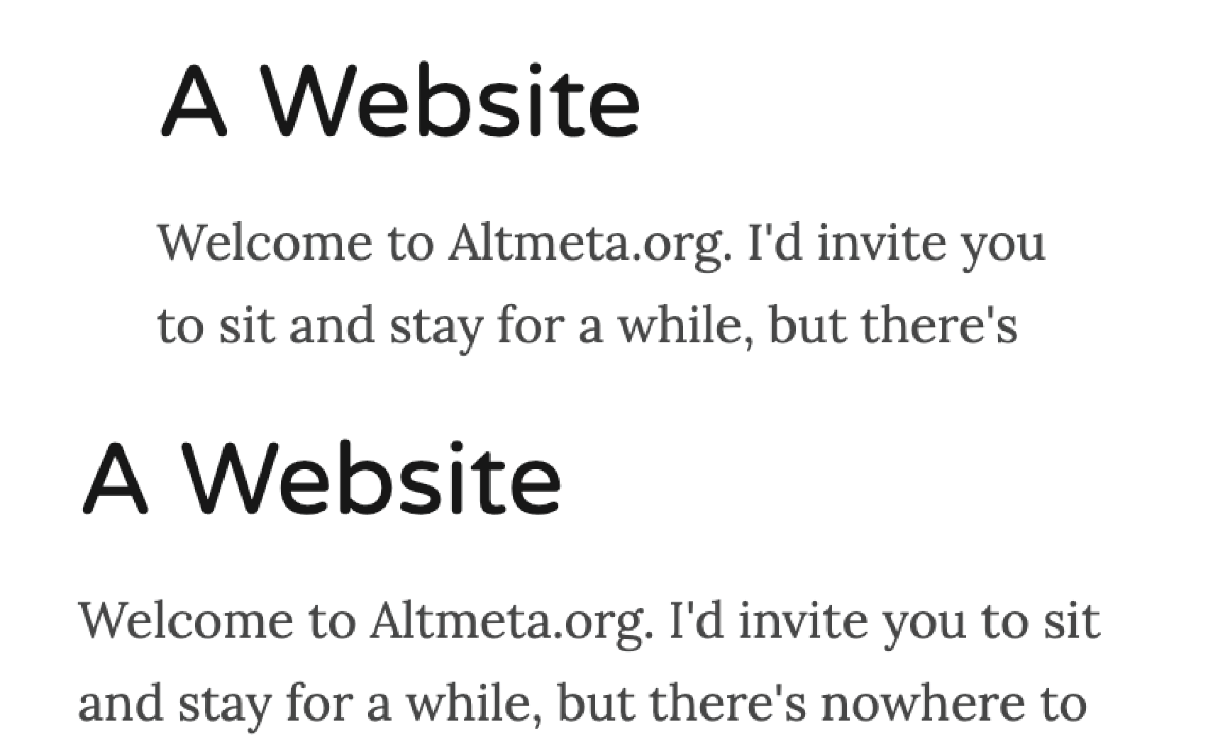 Image highlighting before and after layouts
